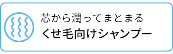 芯から潤ってまとまる！くせ毛向けシャンプー